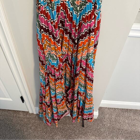 Rhode Rainbow Zig Zag Cotton Maxi Dress Small - Picture 5 of 13